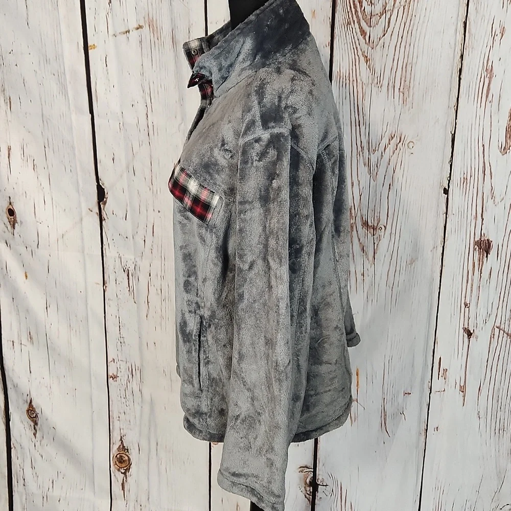 Kori America Gray Soft Fleece Sweater M